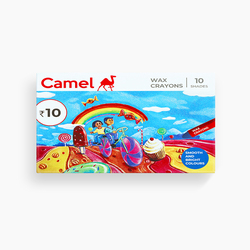 CAMEL- WAX CRAYONS- SET OF 10 SHADES